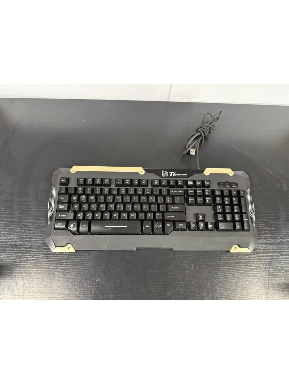 Tt esports Bundle By Thermaltake - Keyboard (KB-CMC-PLBL) And Mouse